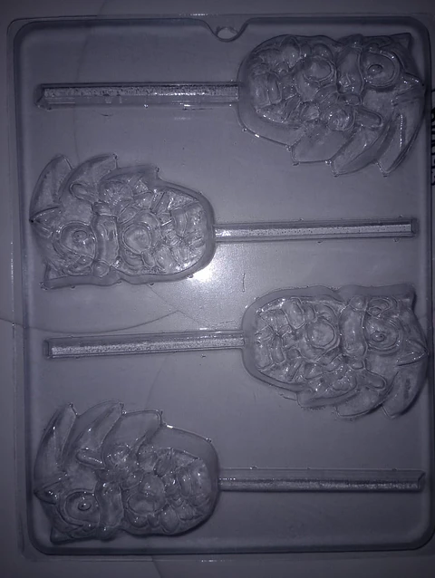  Molde para chocolate paletas sonic