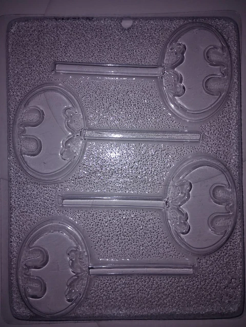 Molde para chocolate paletas logo batman