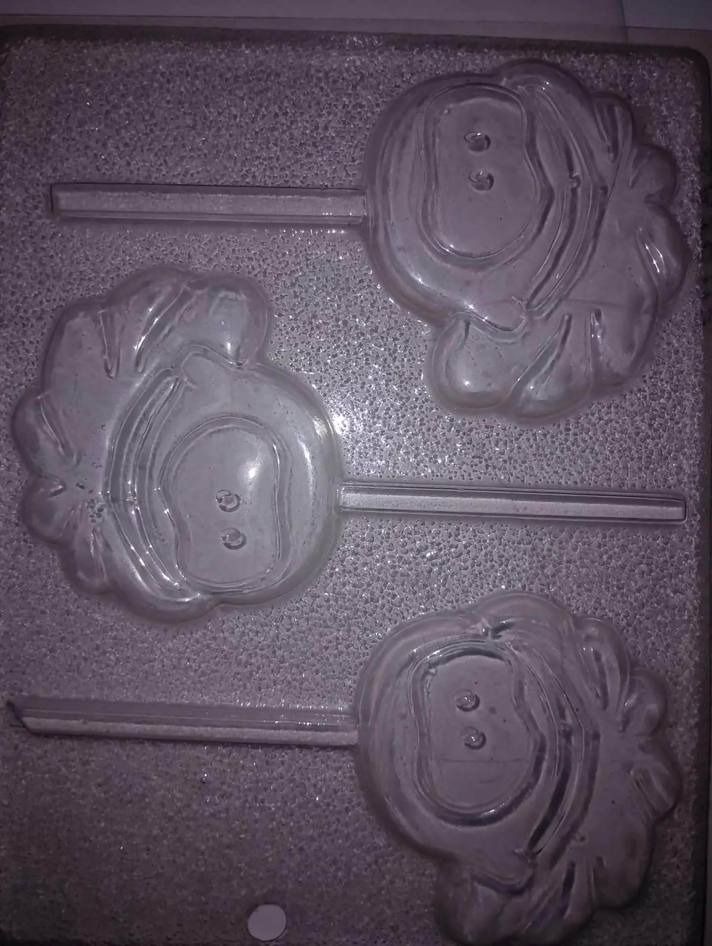  Molde para chocolate paleta cowco 3 cav. 1