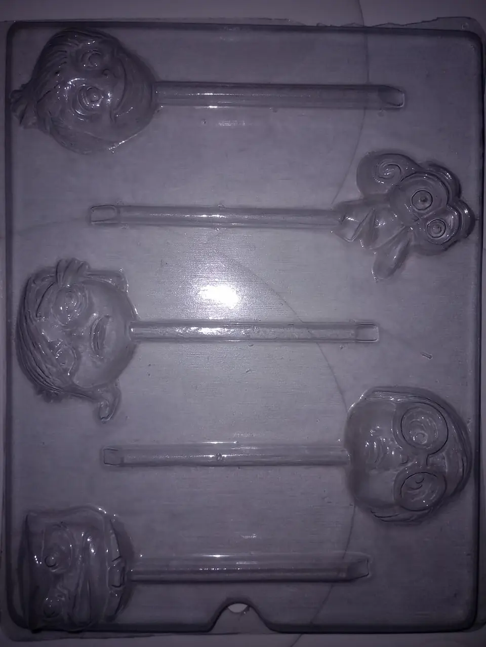  Molde para chocolate paletas Intensamente rostros 1
