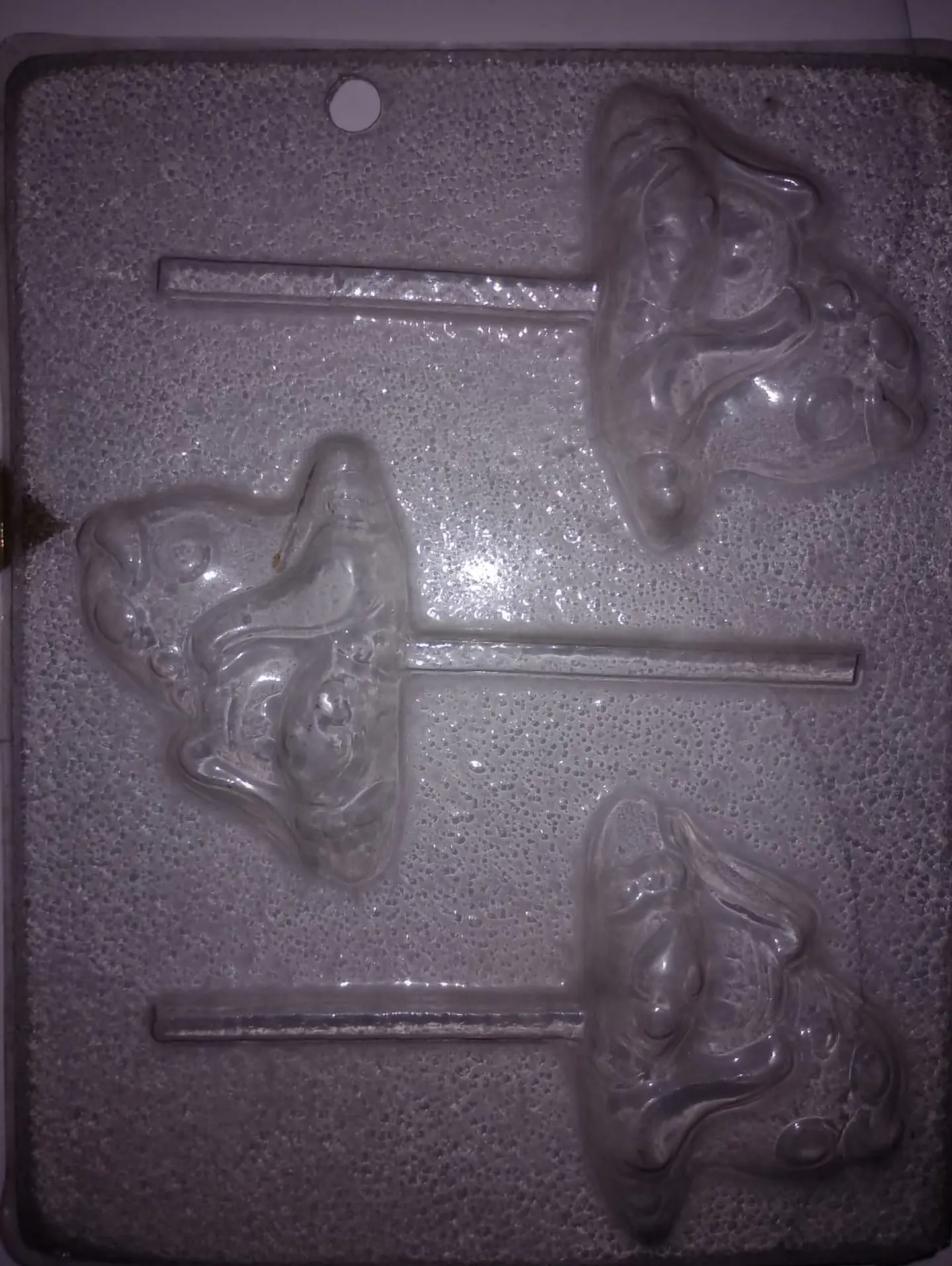  Molde para chocolate paleta perrito acostado 3 cav. 1