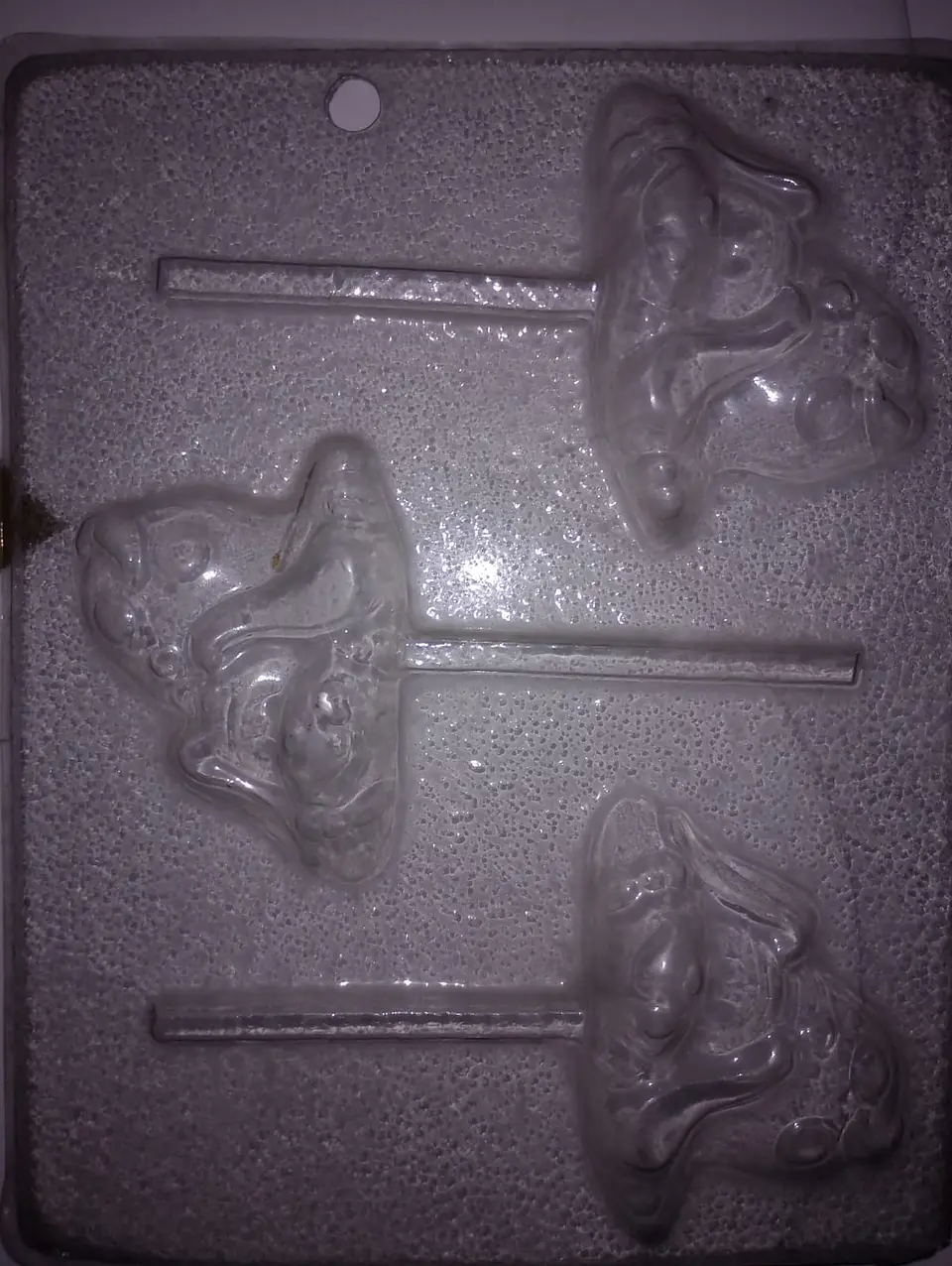  Molde para chocolate paleta perrito acostado 3 cav. 1