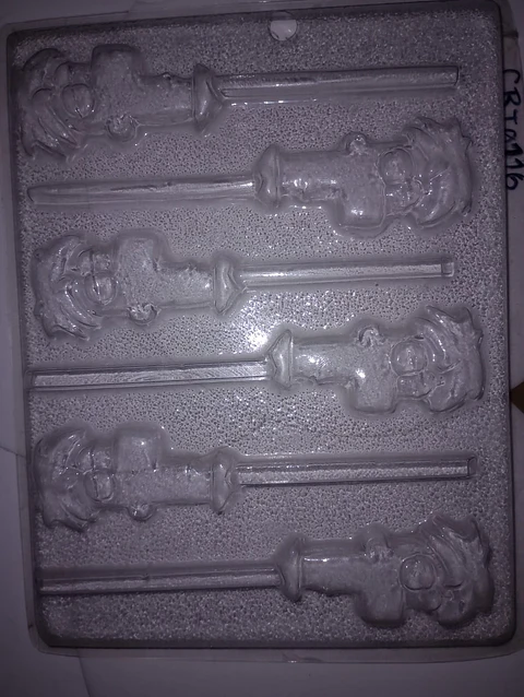  Molde para chocolate Ferb rostro 6 cav.