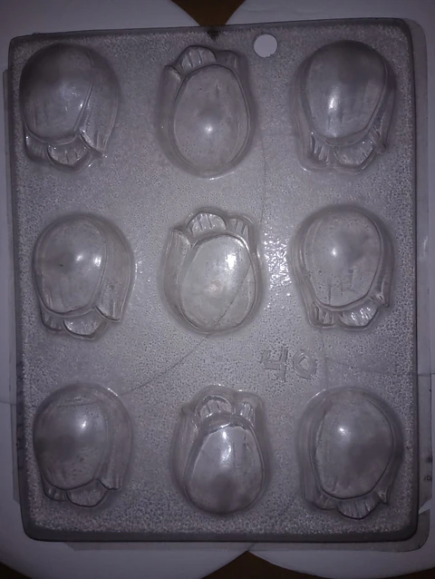  Molde para chocolate Tulipan 9 cav.