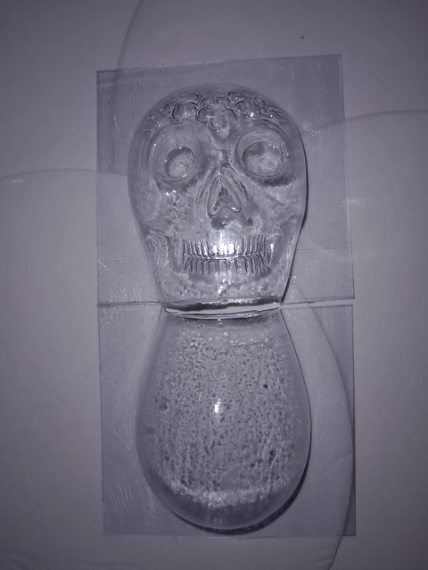  Molde de calavera Acetato no.2