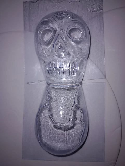  Molde de calavera Acetato no.1