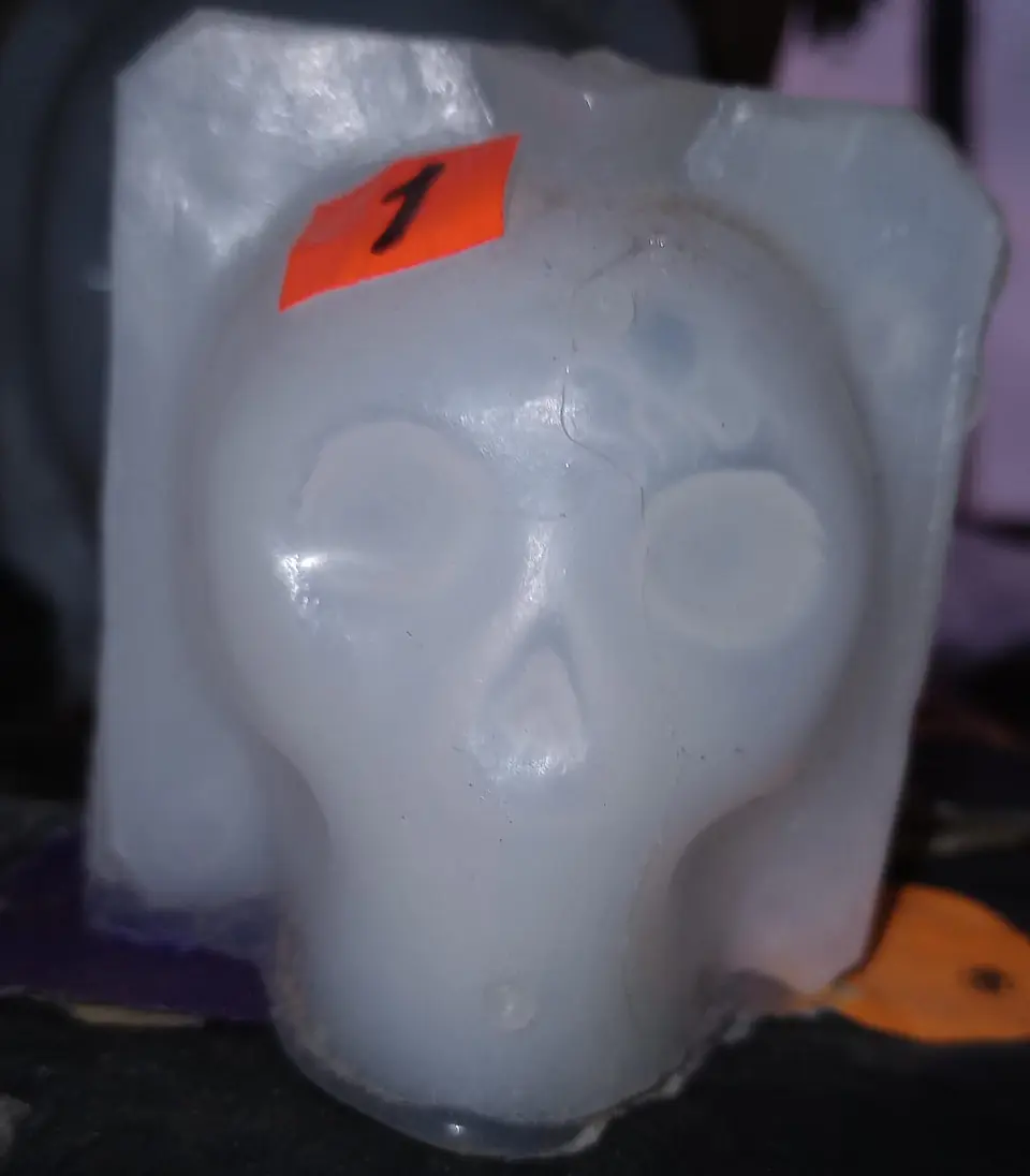  Molde de calavera No.1 1