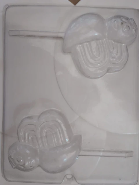  Molde para chocolate paleta mariposa