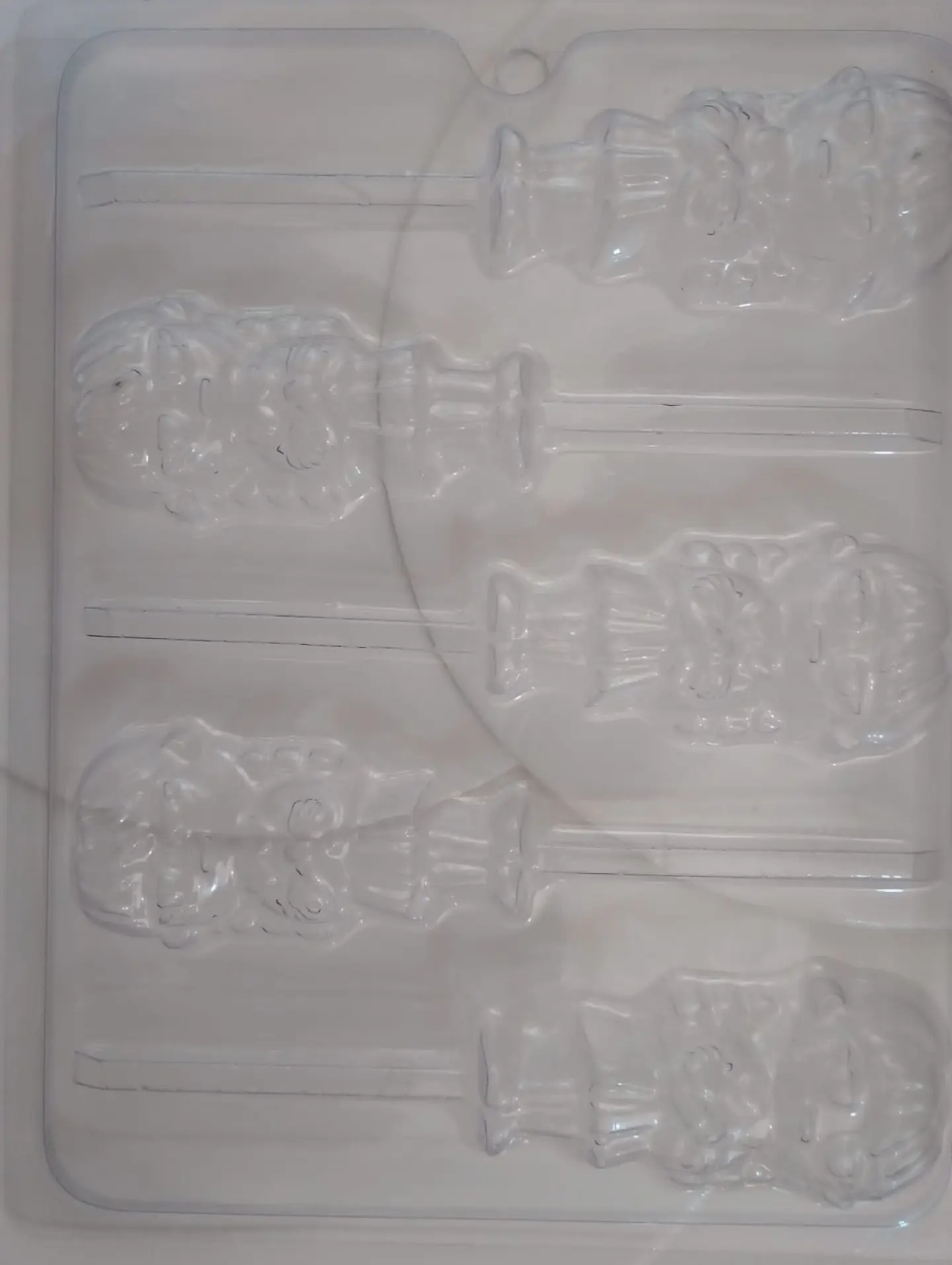  Molde para chocolate paleta Merlina 5 cav. 1