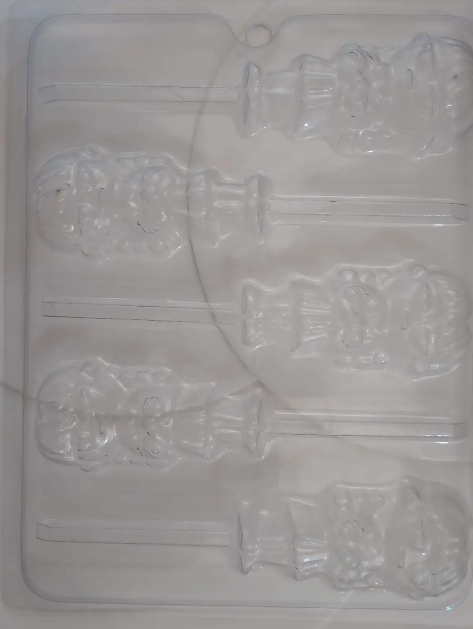  Molde para chocolate paleta Merlina 5 cav. 1