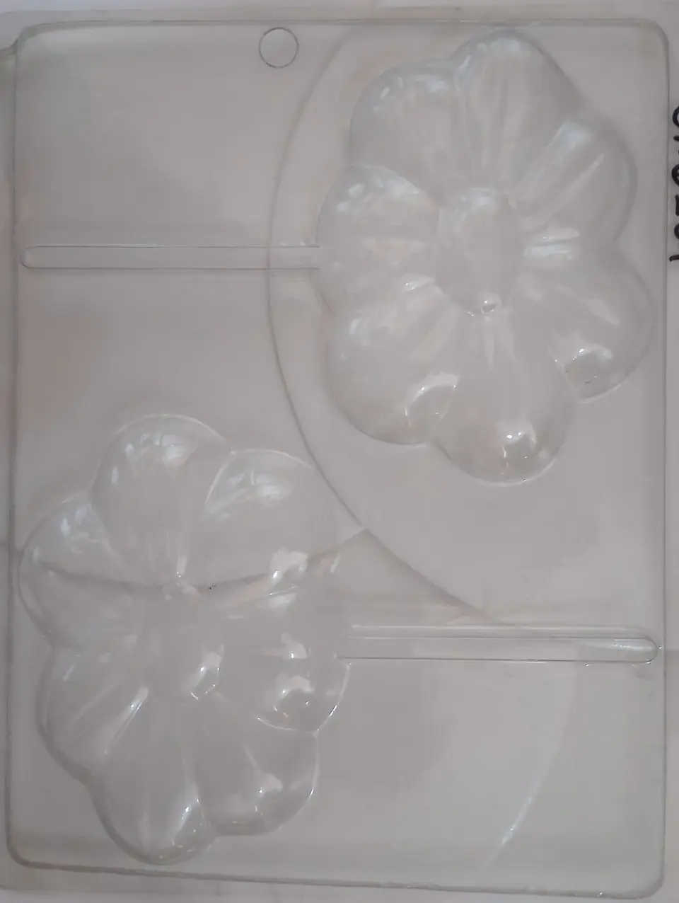  Molde para chocolate paleta flor 2 cav. 1