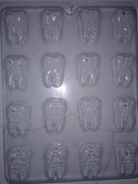  Molde para chocolate muelas