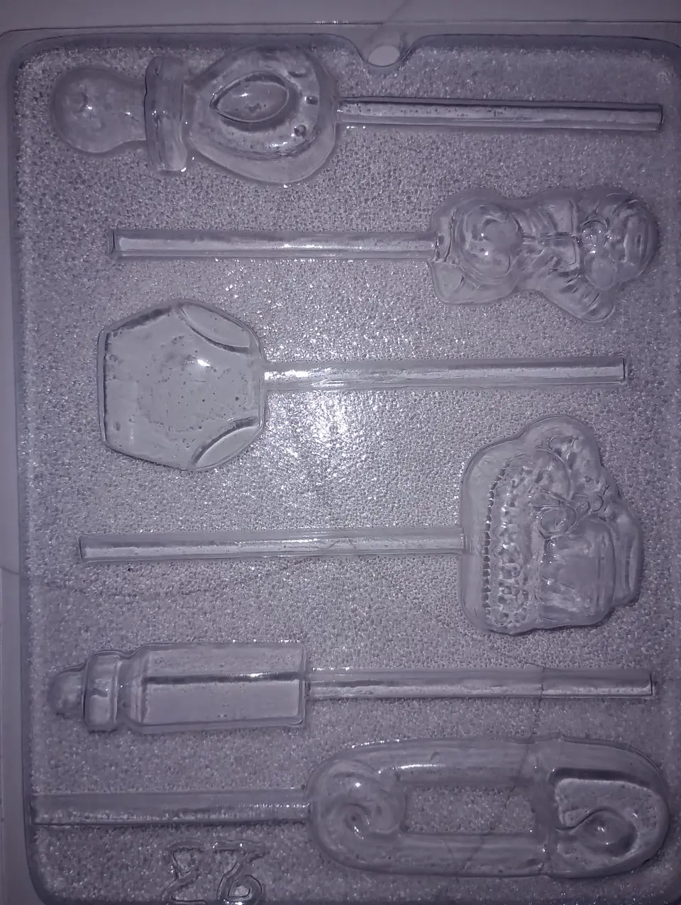  Molde para chocolate paletas bebe sonaja y biberon 1