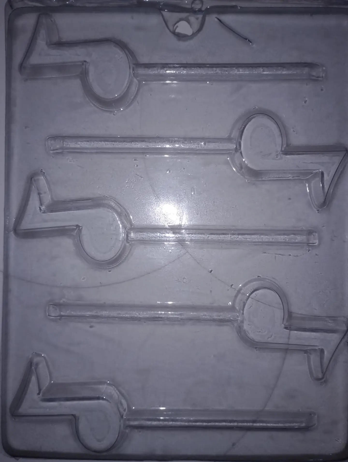  Molde para chocolate paleta notas musicales 5cav. 1