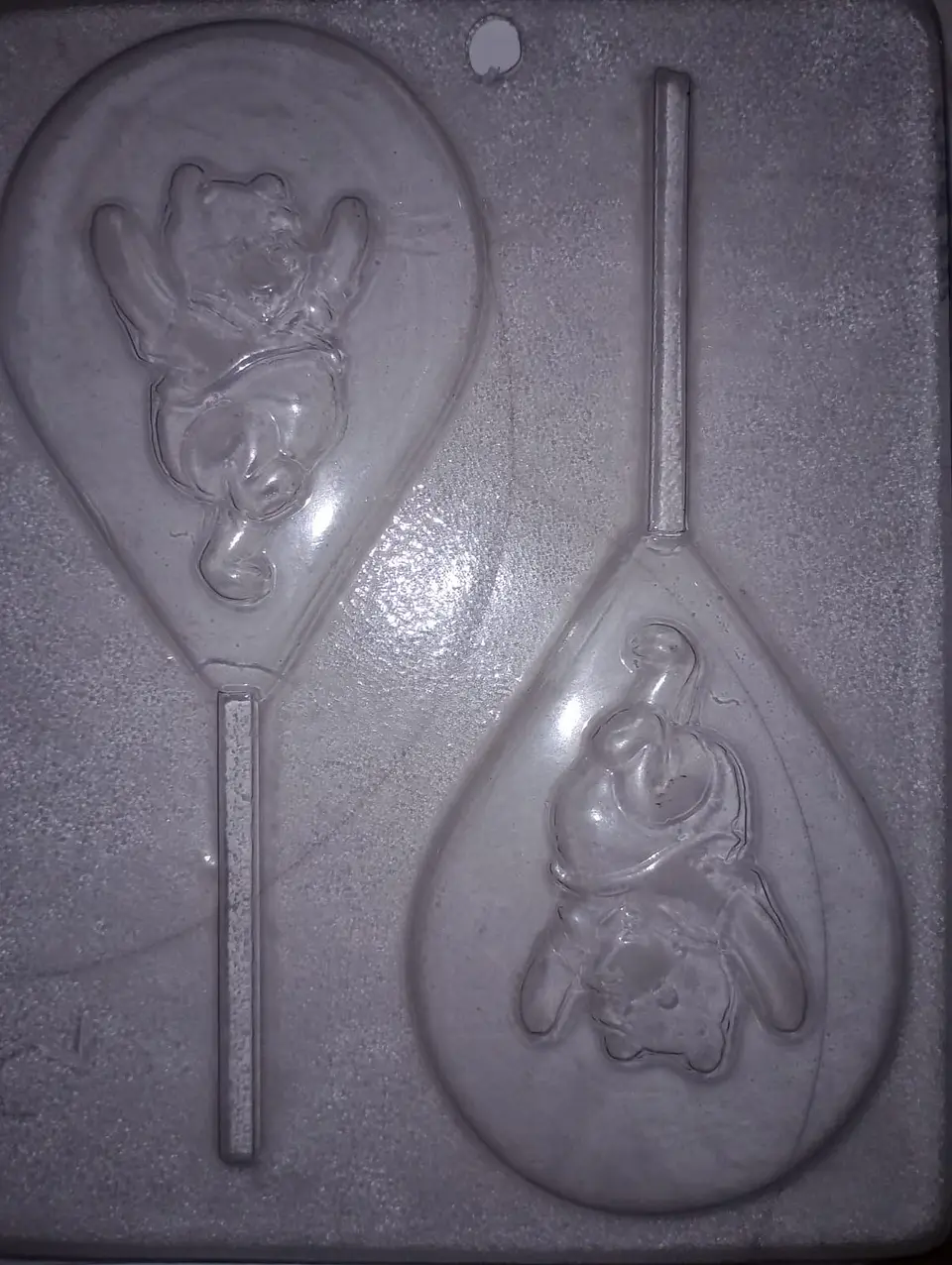  Molde para chocolate paleta winnie pooh 2cav. 1