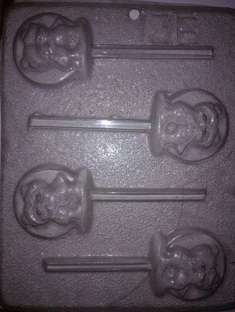  Molde para chocolate oso abrazandose