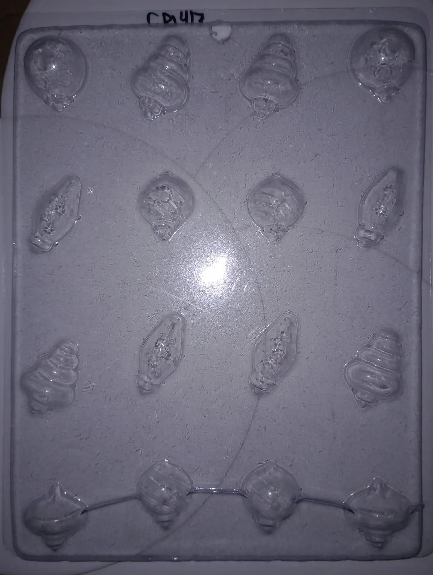  Molde para chocolate esferas y focos navide�os NV-396 1