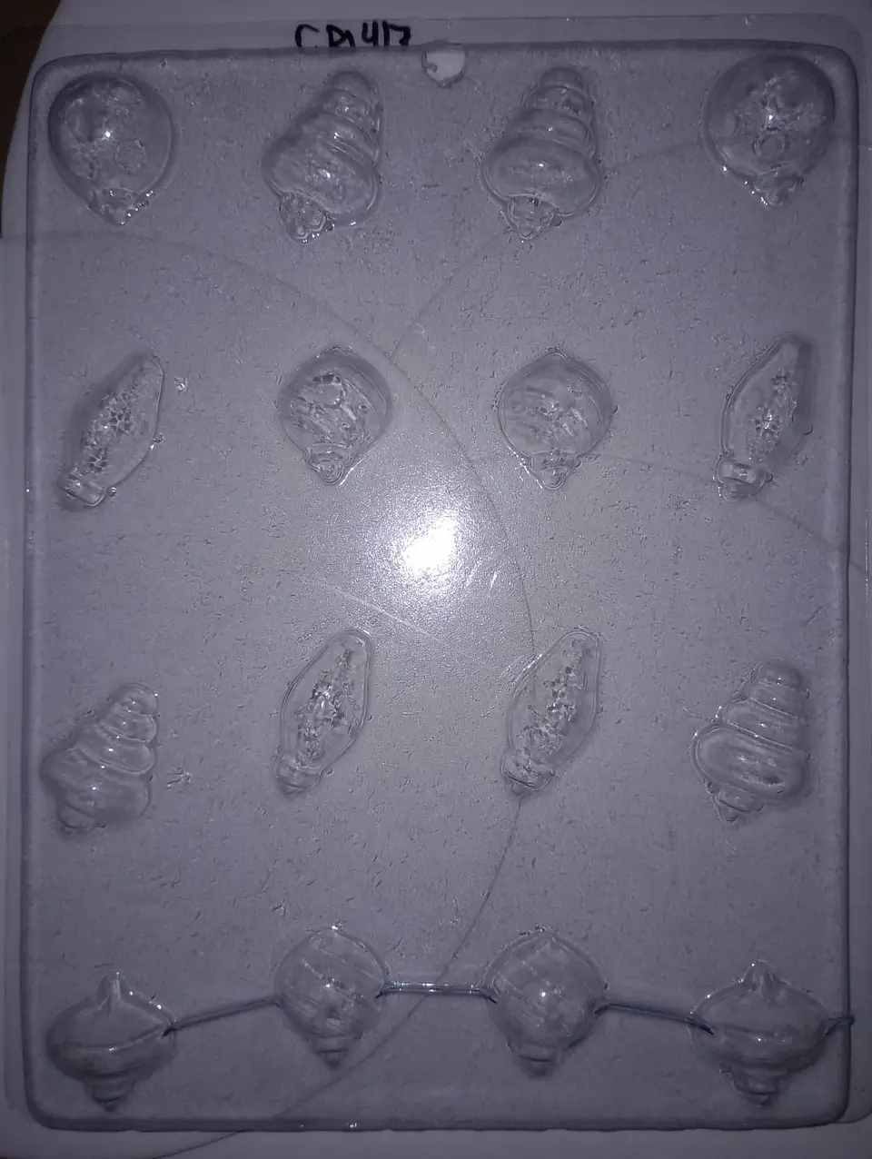  Molde para chocolate esferas y focos navide�os NV-396 1