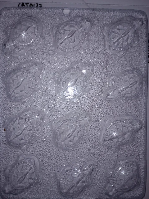  Molde para chocolate tortugas