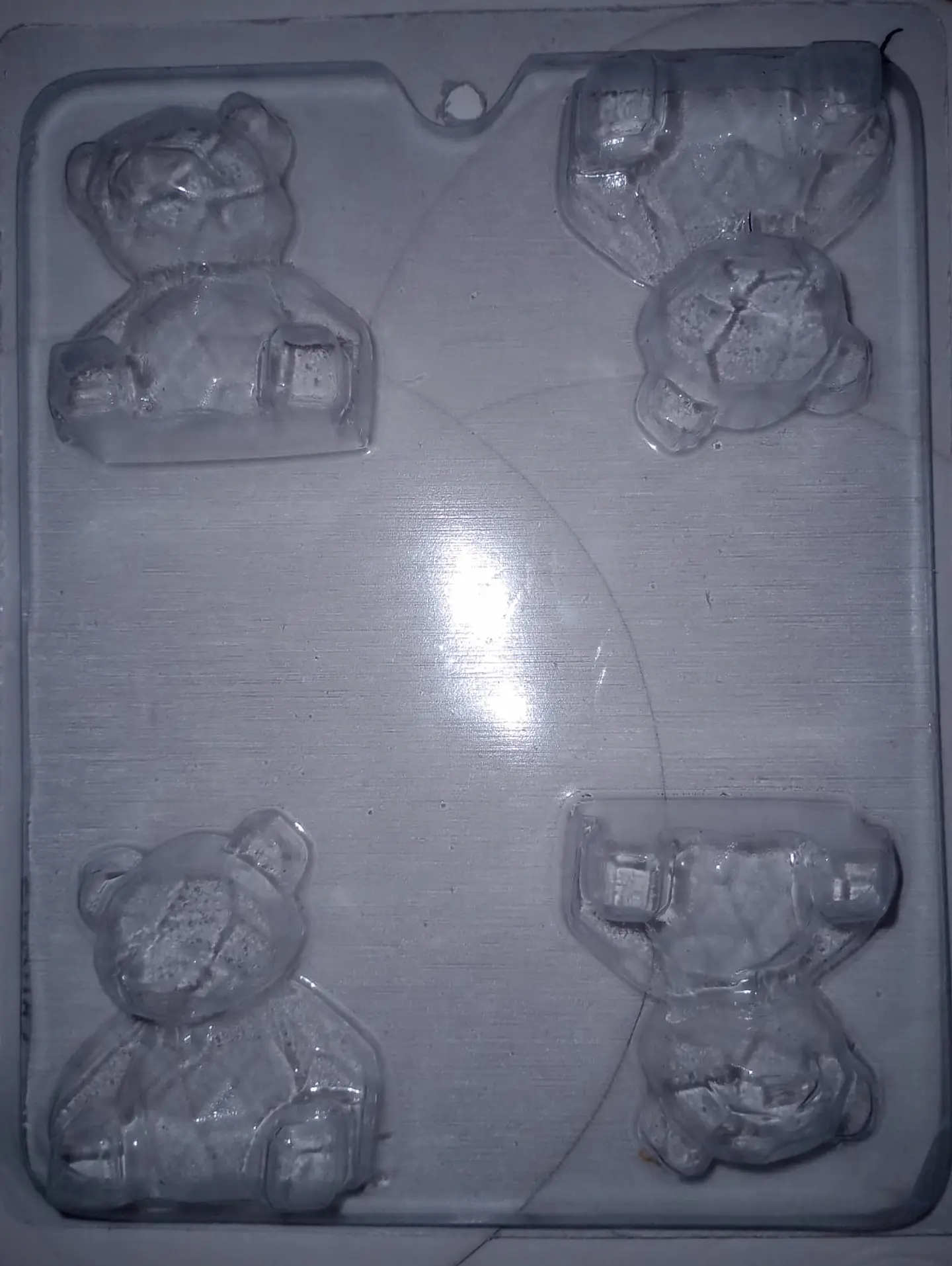  Molde para chocolate oso diamante 4 cav. AM-621 1