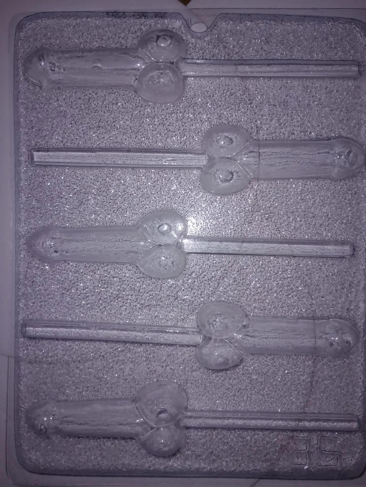  Molde para chocolate paletas pene 5 cav. (despedida de solt 1
