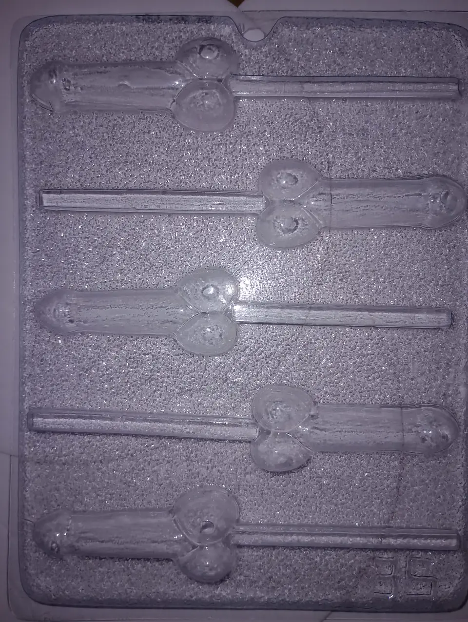  Molde para chocolate paletas pene 5 cav. (despedida de solt 1