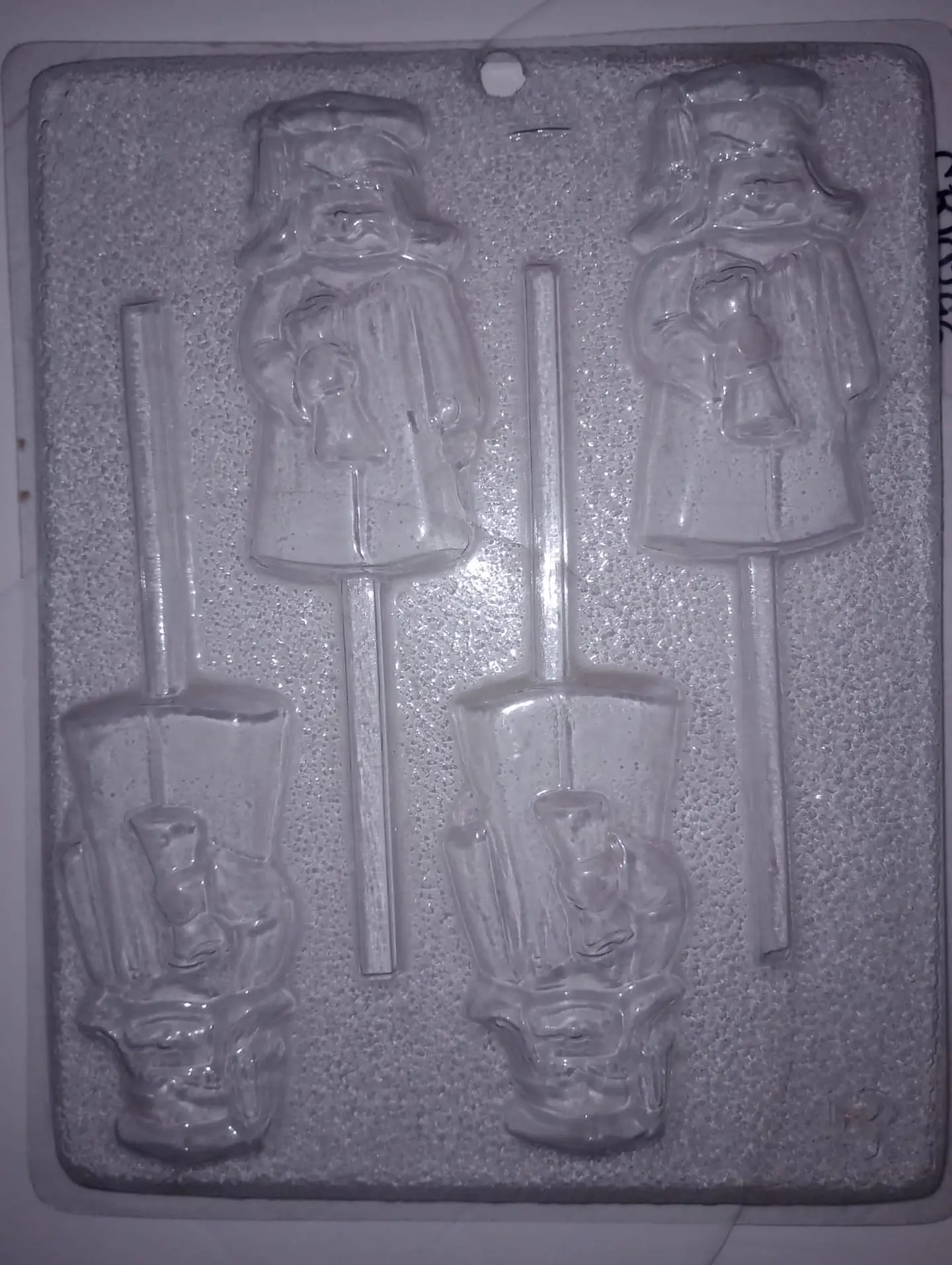  Molde para chocolate paleta ni?a graduada 4 cav. 1