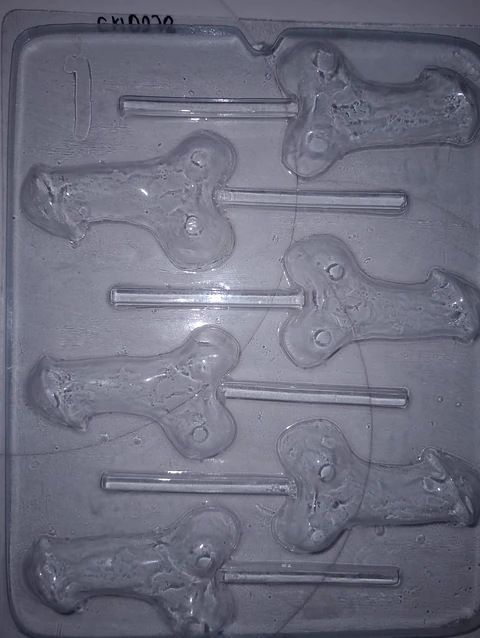  Molde para chocolate paletas pene 6 cav. (despedida de solt