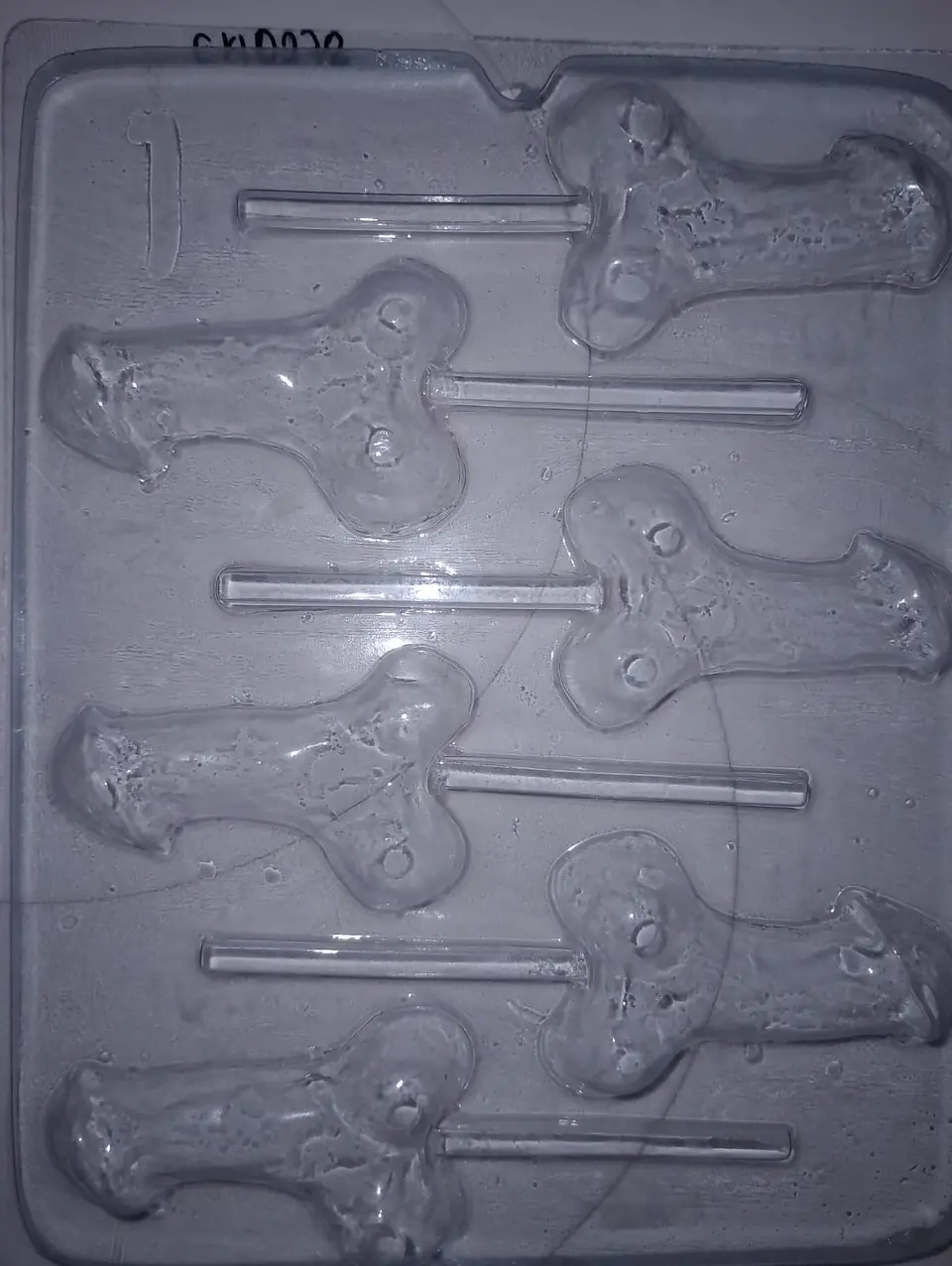  Molde para chocolate paletas pene 6 cav. (despedida de solt 1