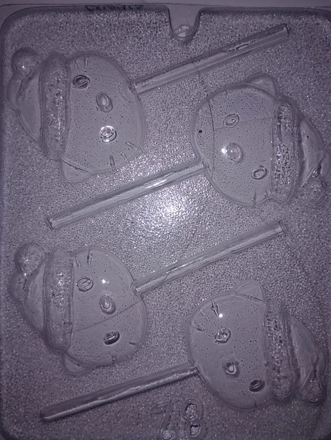  Molde para chocolate paletas kitty navide�a NV-82