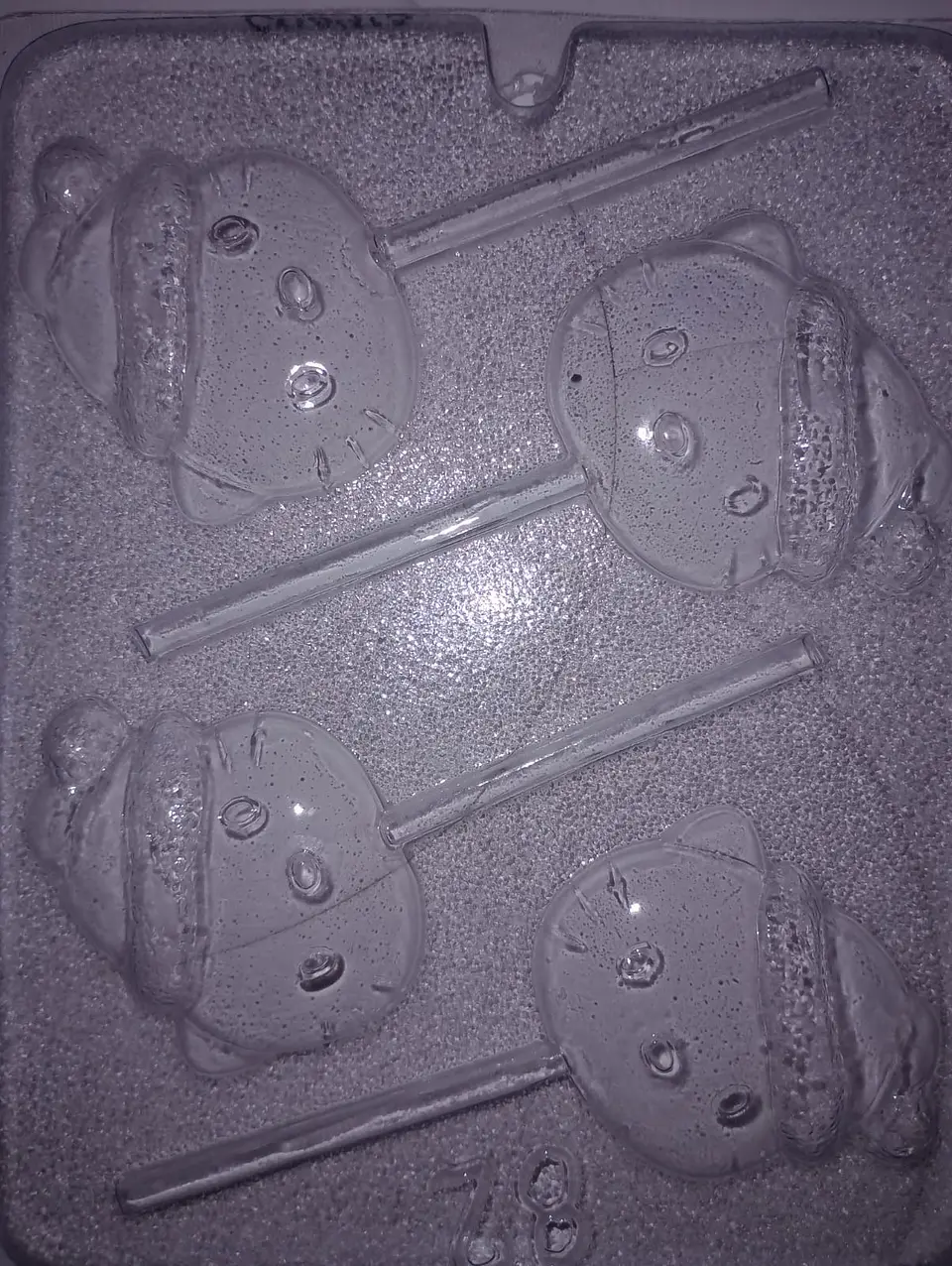  Molde para chocolate paletas kitty navide�a NV-82 1