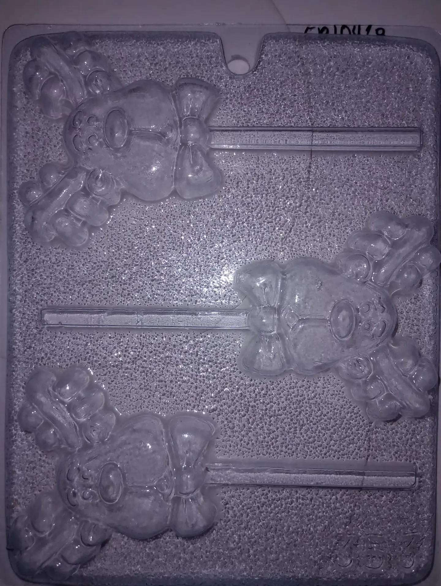  Molde para chocolate paletas reno 3 cav. NV-353 1