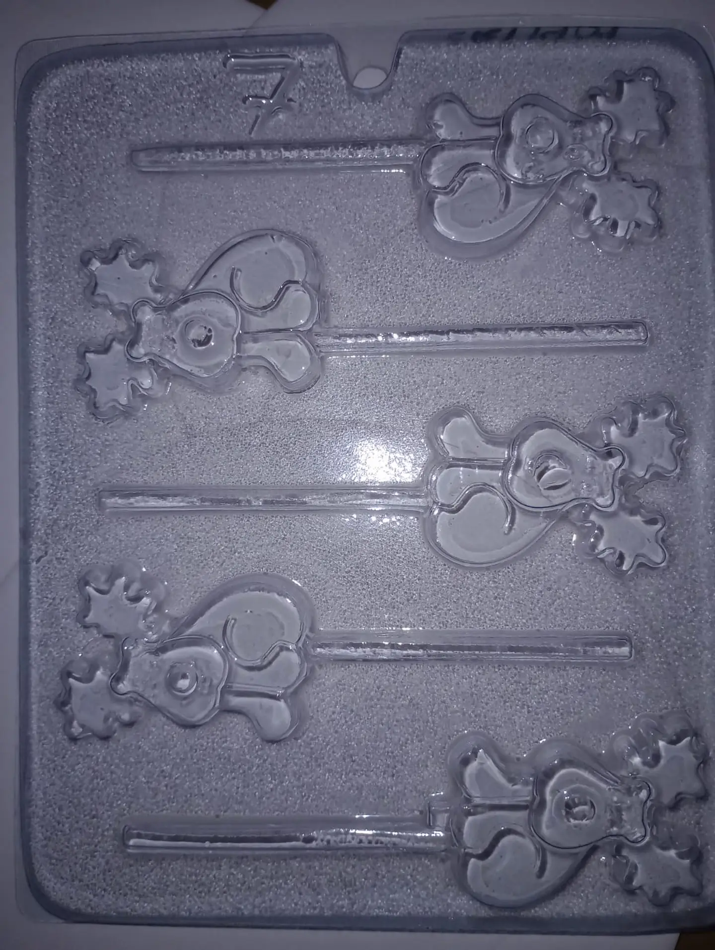  Molde para chocolate paletas renos NV-7 1