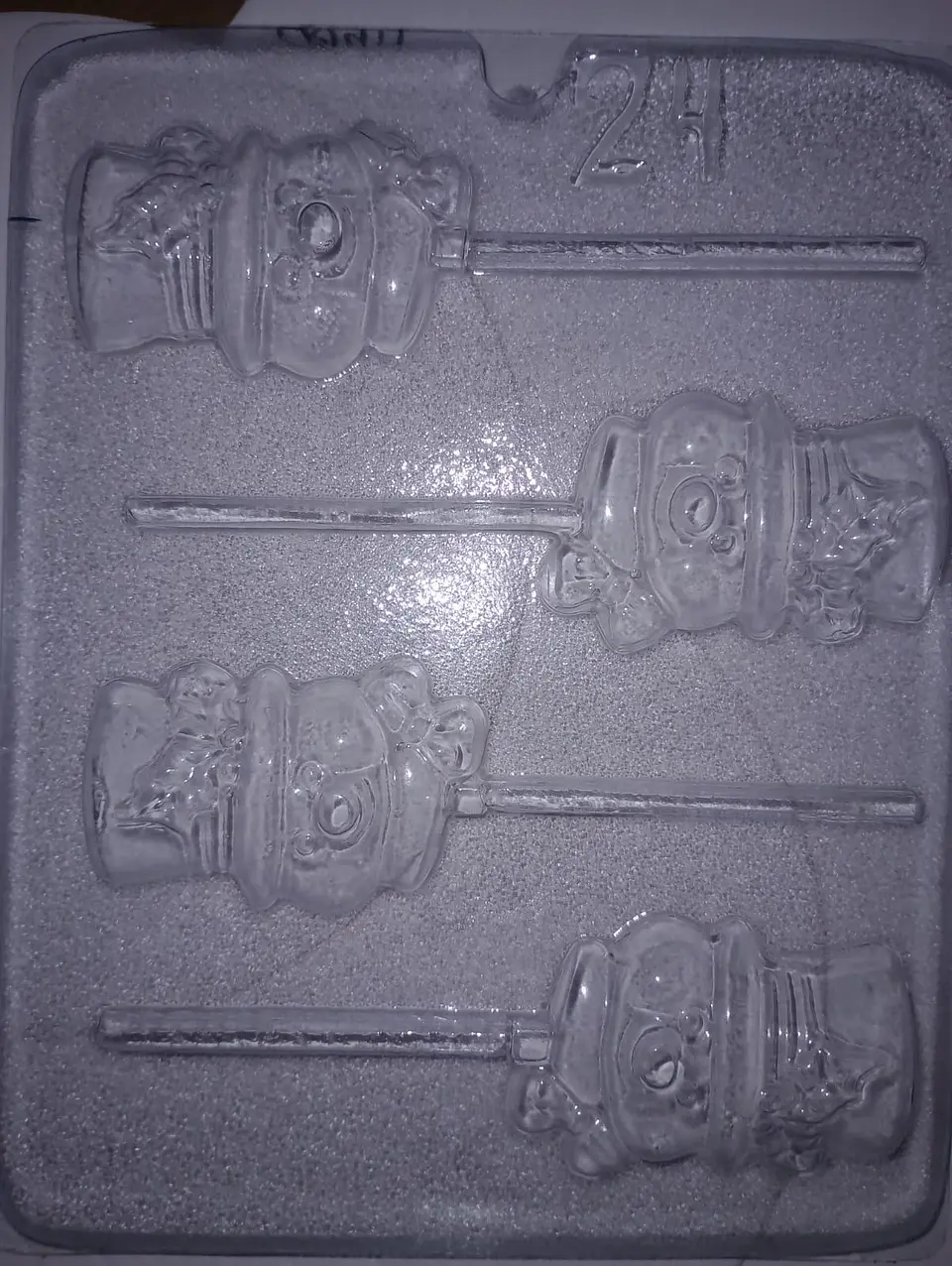  Molde para chocolate paletas mu�eco de nieve NV-24 1