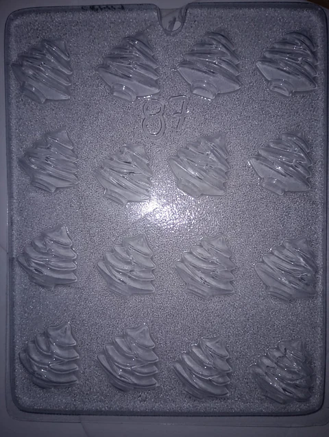 Molde para chocolate arbolitos navide�os NV-87