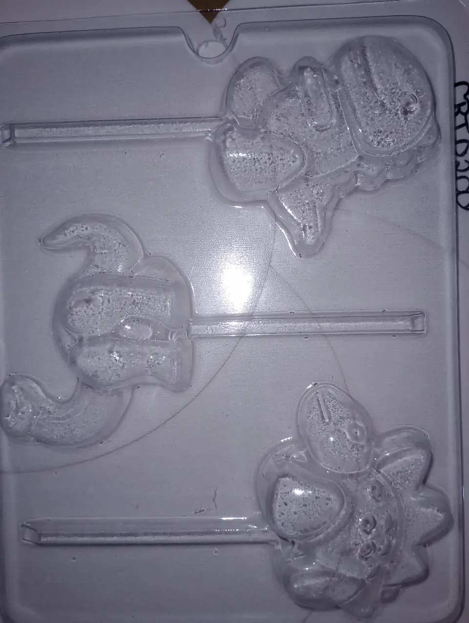  Molde para chocolate paleta dinosaurios 3 cav. 1