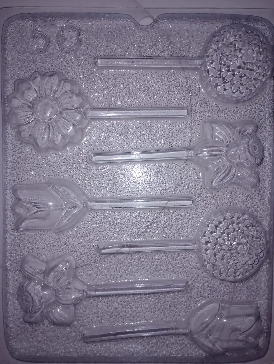 Molde para chocolate flores surtidas #50 1