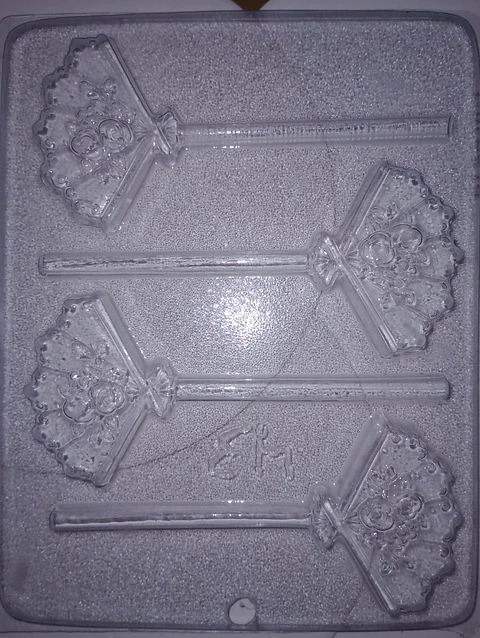  Molde para chocolate abanico #43