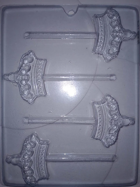  Molde para chocolate coronas