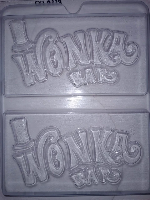  Molde para chocolate barra wonka