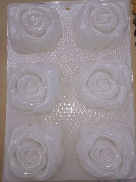  Molde para gelatina chico rosas #52