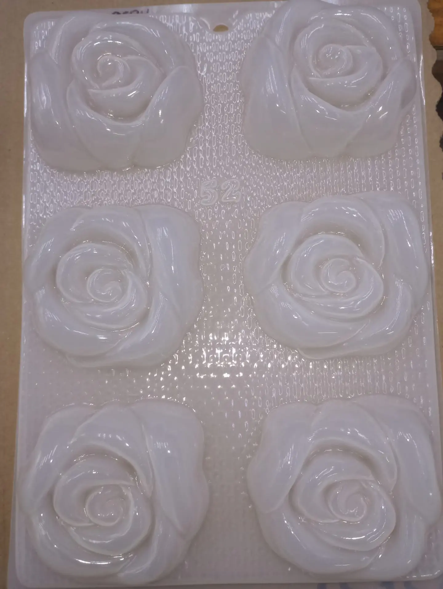  Molde para gelatina chico rosas #52 1