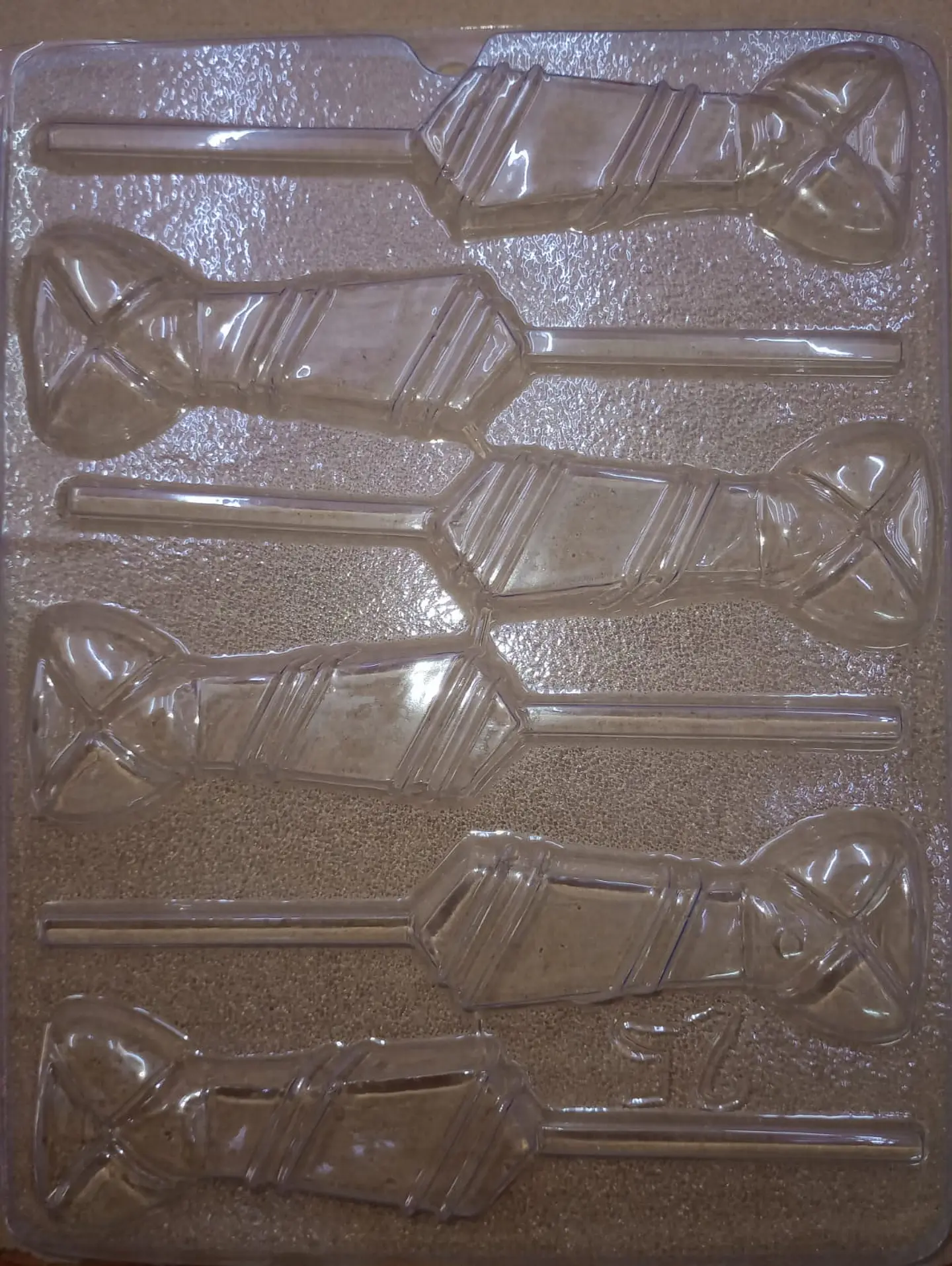  Molde para chocolate paletas corbatas P-25 1