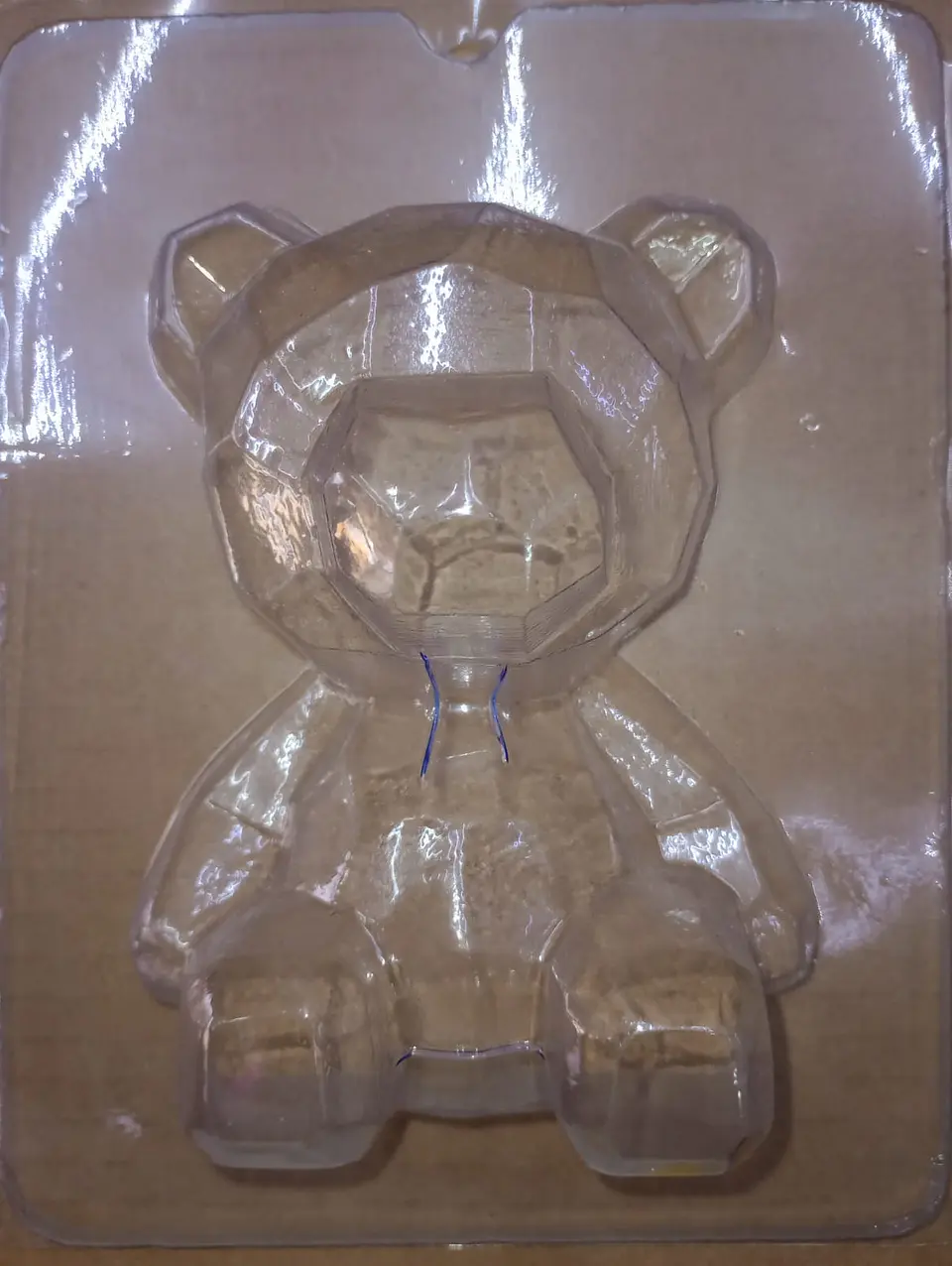  Molde para chocolate oso diamante 1cav. AM-622 1