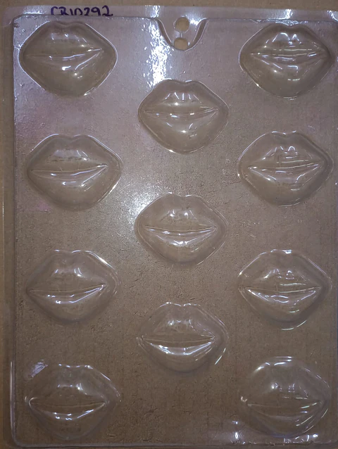  Molde para chocolate labios 11 cav.