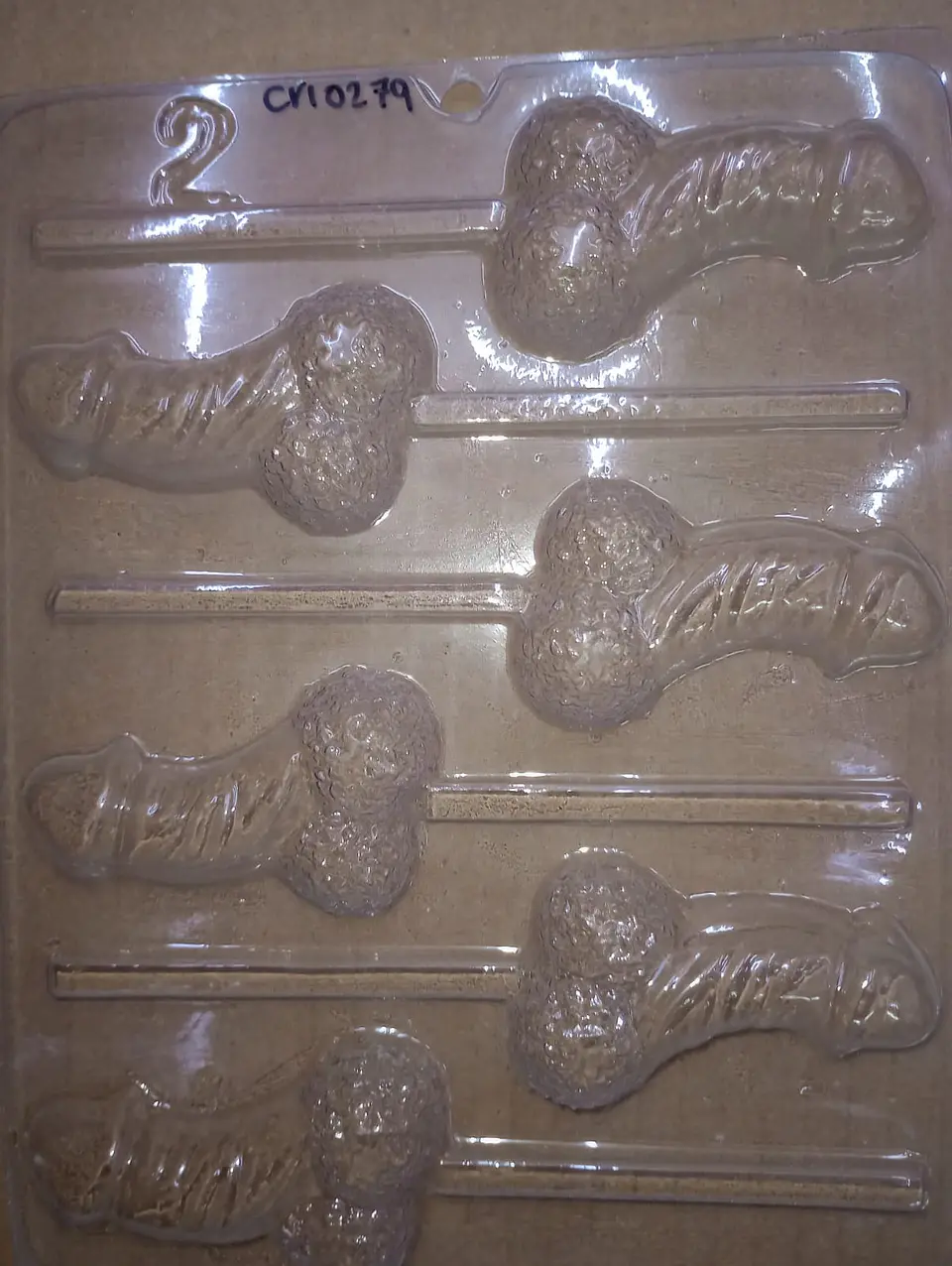  Molde para chocolate pene 6 cav. (despedida de soltera) 1