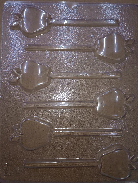  Molde para chocolate Manzanas 6 cav. #2