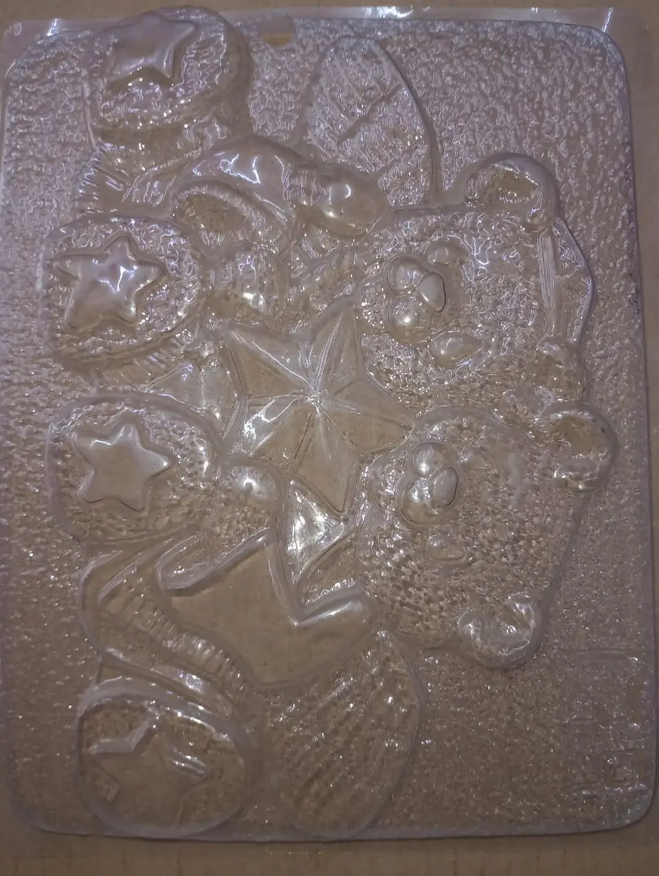  Molde para chocolate osos con estrella 1