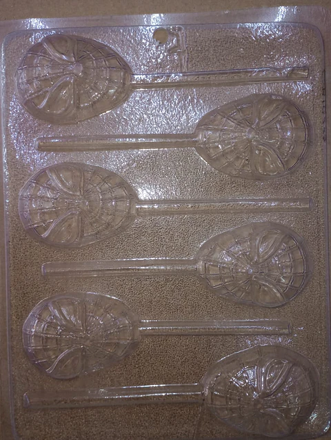  Molde para chocolate paleta spider 6 cav. #7