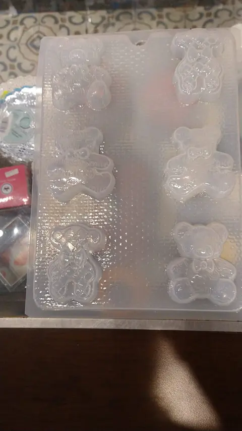  Molde para gelatina chico osos dif. dise�os #1744